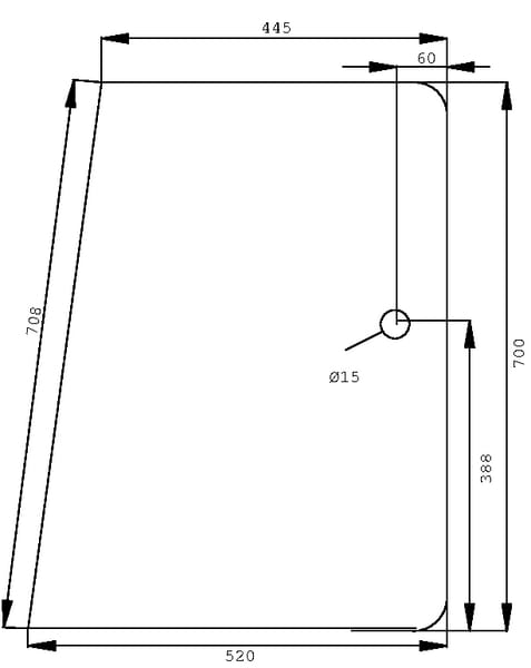 Kramp Seitenscheibe D7760T