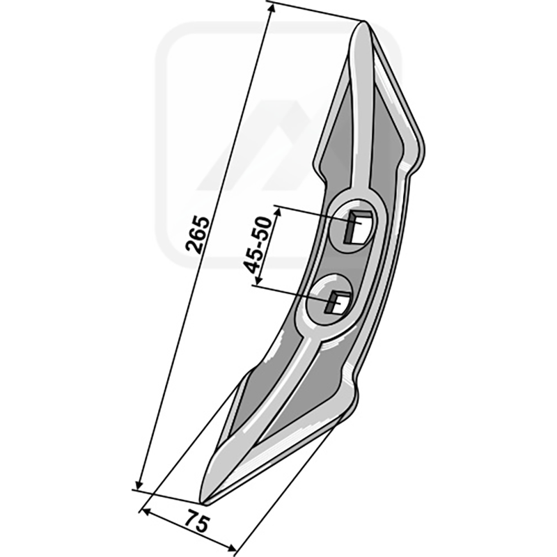 Landwirtschaft Bodenbearbeitung Grubber Schare & Leitbleche Schar Vogel u. Noot|Otma