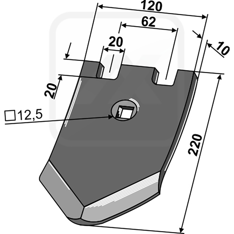 Landwirtschaft Bodenbearbeitung Grubber Schare & Leitbleche Scharspitze Becker|Kongskilde|Rau|Galucho|Kerner