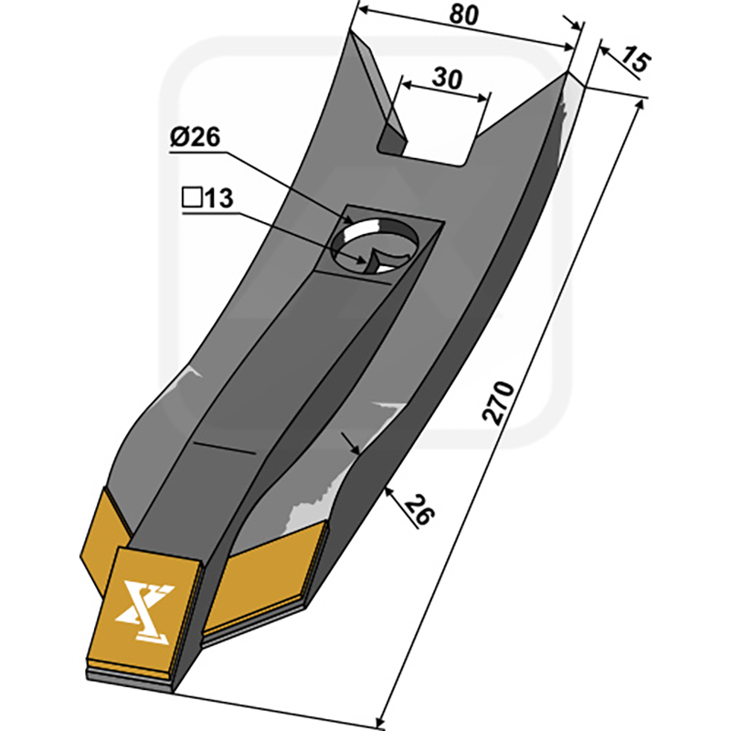 Landwirtschaft Bodenbearbeitung Grubber Schare & Leitbleche Scharspitze - Hartmetall Lemken Karat|Lemken
