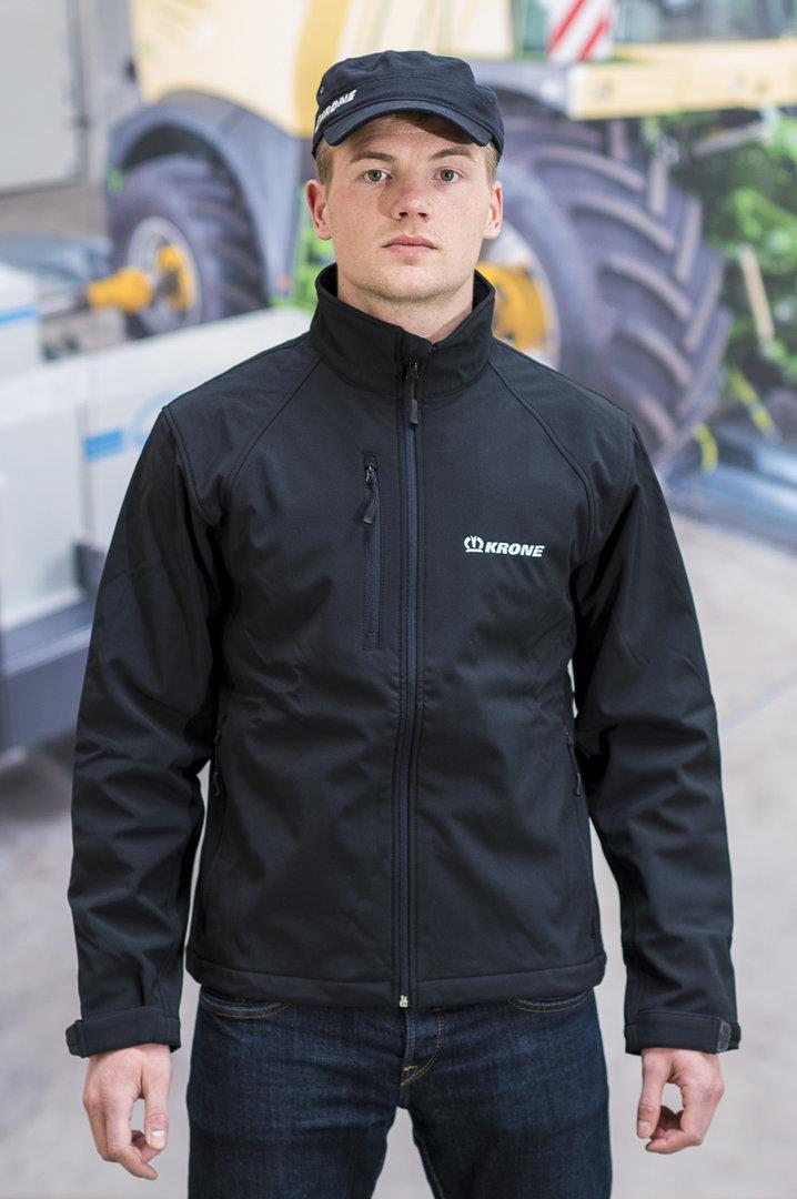 KRONE Softshelljacke XL Schwarz