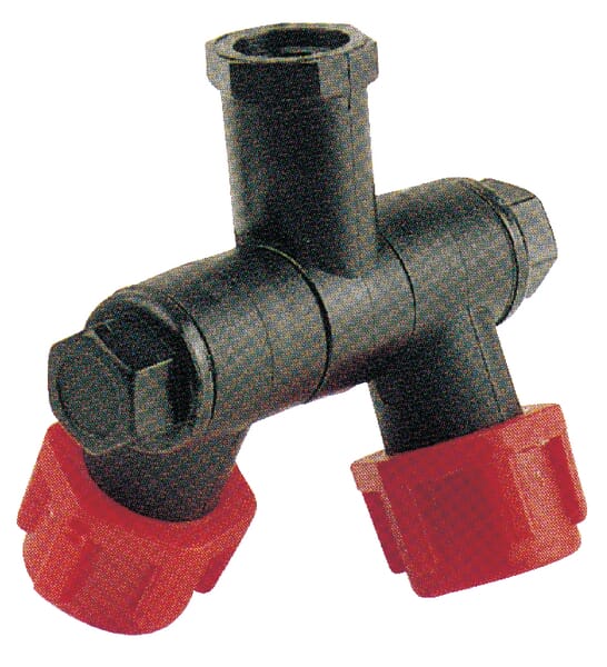 Gelenk-Düsenhalter doppelt 1/4" 404170