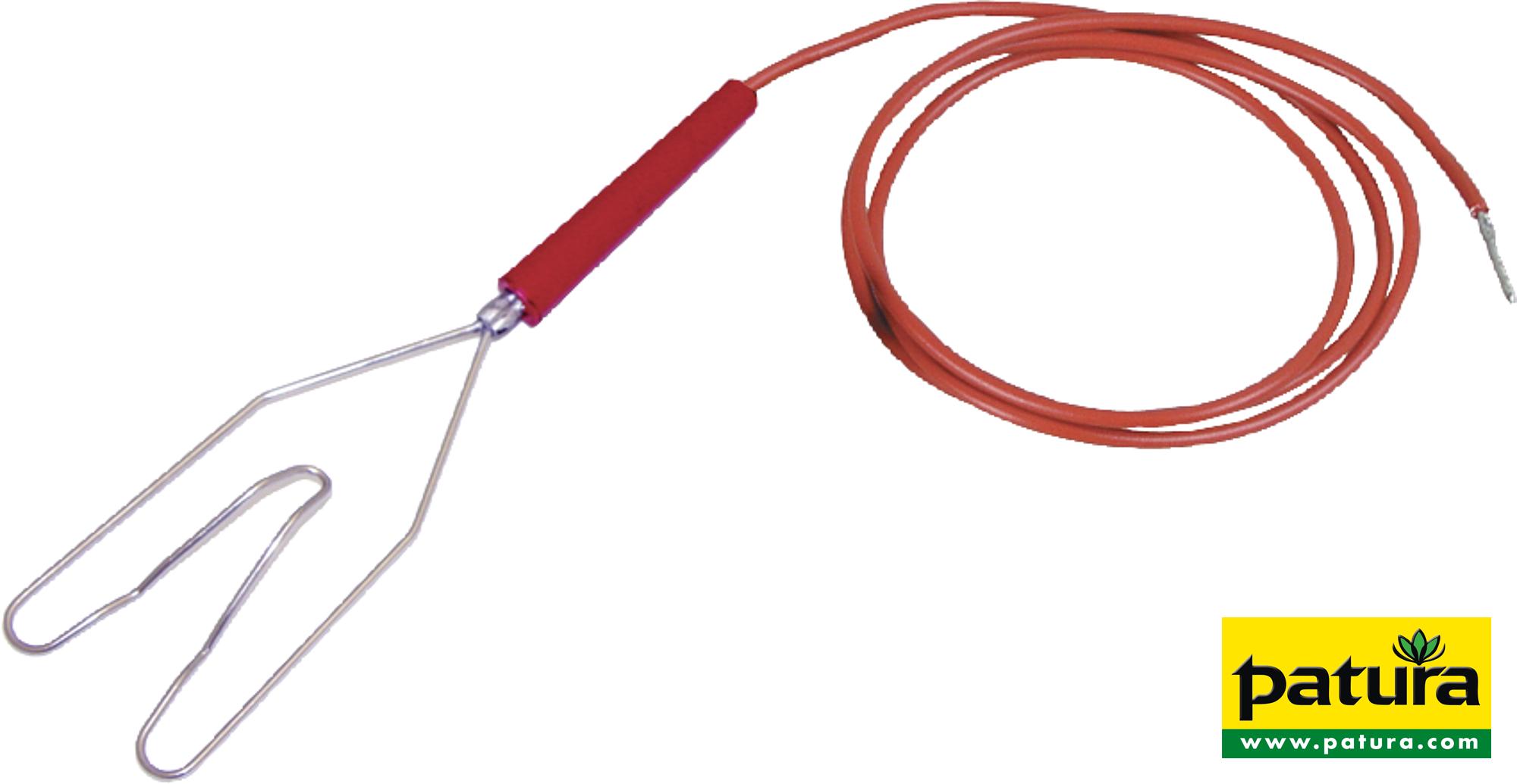 Zaunanschlusskabel mit Herzklemme und St