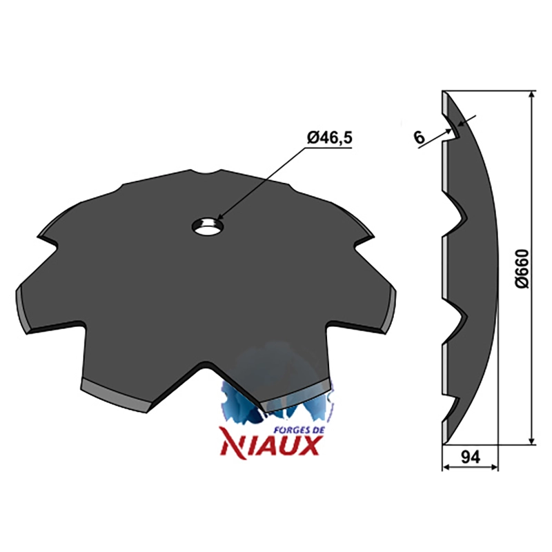 Landwirtschaft Bodenbearbeitung Scheibeneggen Scheibe gezackt BTD