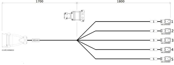 Cable 5W 2O IBX100 4679000195