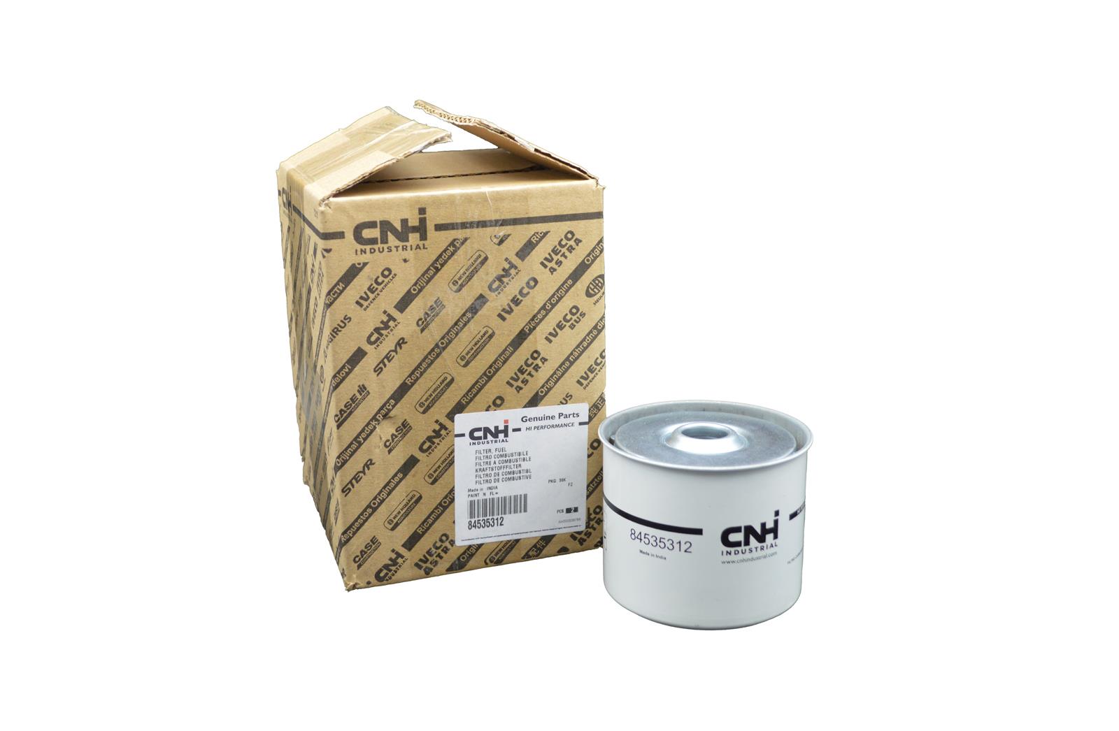 Kraftstofffilter für New Holland Traktoren, Radlader/Lader und Mähdrescher sowie FORD Traktoren, Mähdrescher, Radlader/Lader, Ballenpressen und Baggerlader sowie FIAT Traktoren, Mähdrescher und Radlader/Lader sowie Laverda Traktoren und Mähdrescher