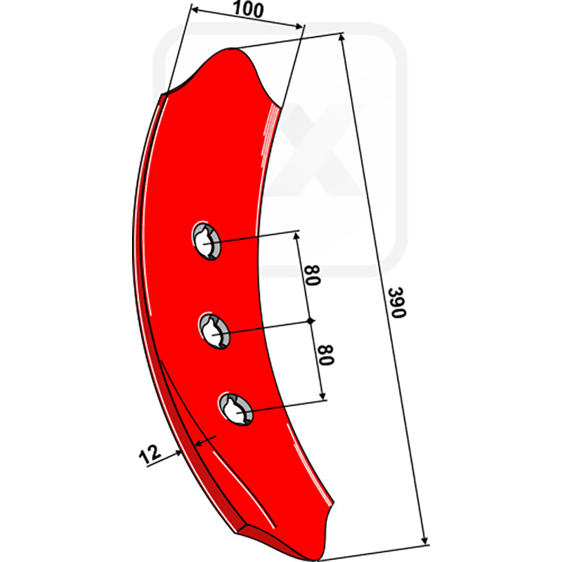 Landwirtschaft Bodenbearbeitung Grubber Schare & Leitbleche Scharspitze - rechts Landsberg