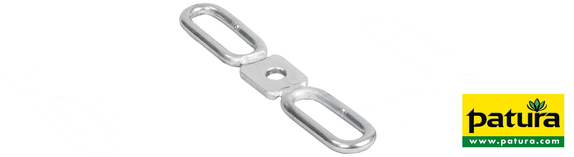 EINHÄNGELASCHEN 2-FACH, FÜR T-PFOSTEN IS