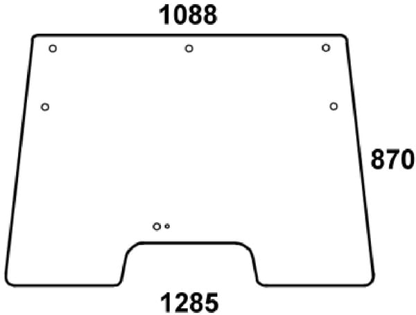 Kramp Frontscheibe aufstellbar D7781T