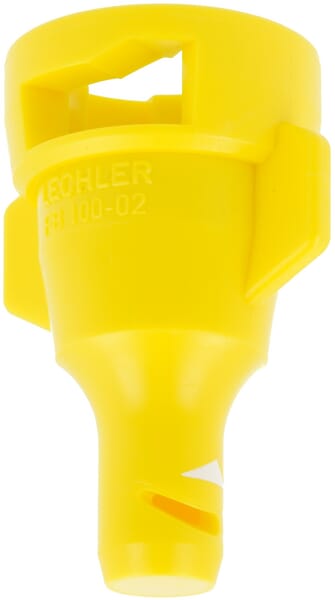 Außermittige Düngerdüse FB 02 Kunststoff gelb FB02