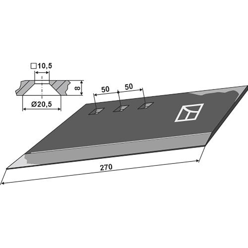 Landwirtschaft Bodenbearbeitung Grubber Schare & Leitbleche SeitenFlügelschar Kverneland