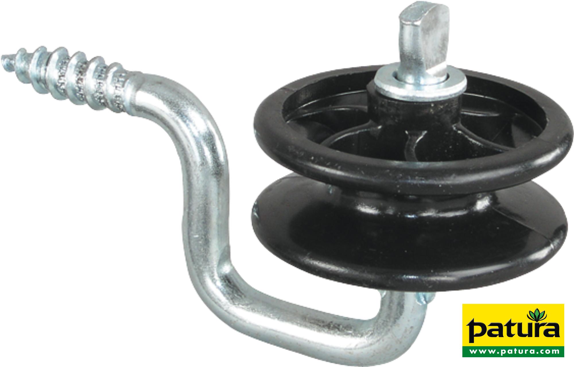 ECKROLLE FÜR HOLZPFÄHLE m.HOLZGEWINDE