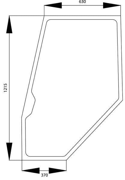 SDF Türscheibe 04386535