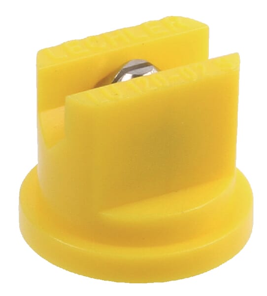 Flachstrahldüse LU 120° gelb V2A LU12002S