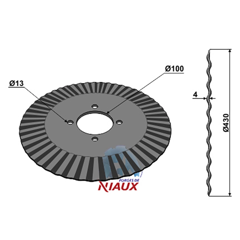 Landwirtschaft Bodenbearbeitung Scheibeneggen Sechscheibe gewellt Great Plains|Niaux