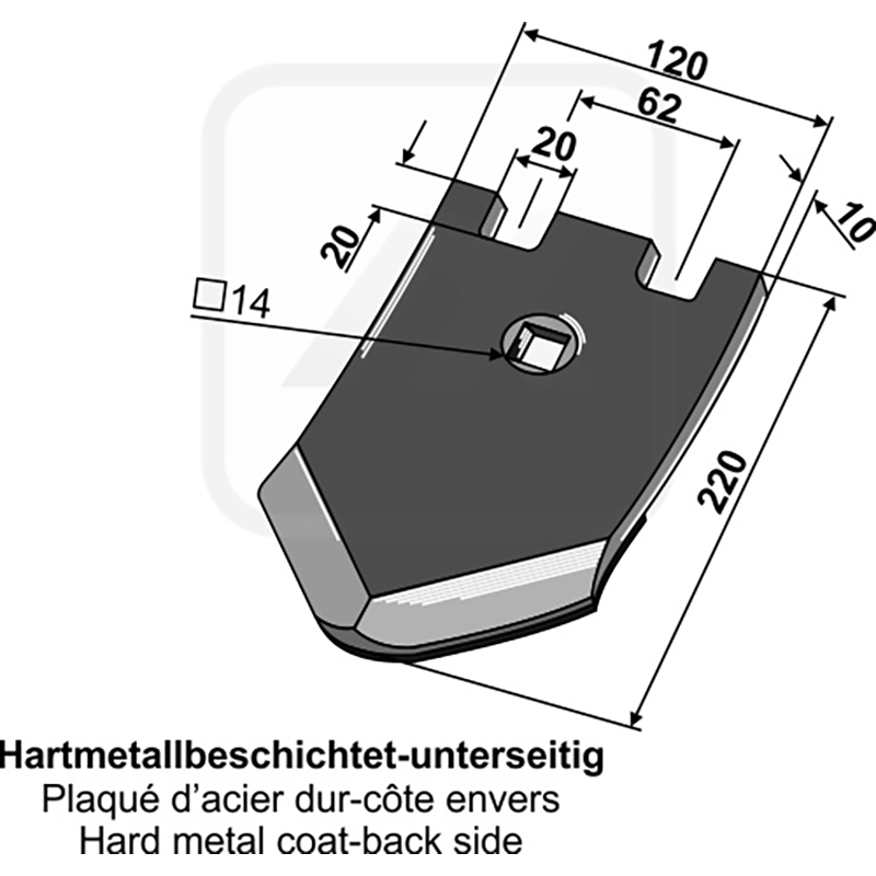 Landwirtschaft Bodenbearbeitung Grubber Schare & Leitbleche Scharspitze Quivogne