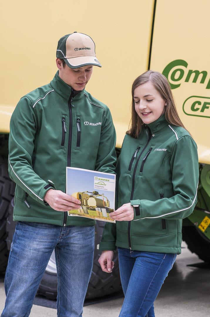 KRONE Softshelljacke M Grün