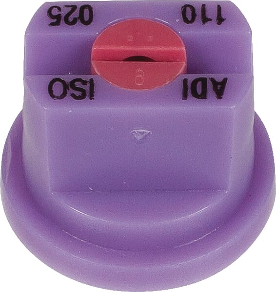 Flachstrahldüse ADI 110° lila Keramik ADI110025