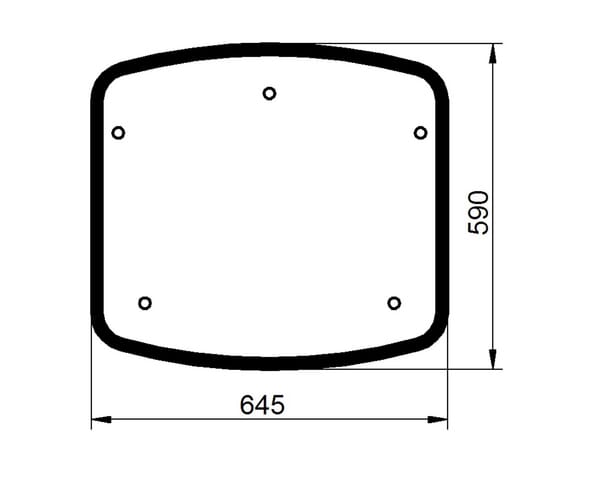 Kramp Dachlukenscheibe 00111010020N