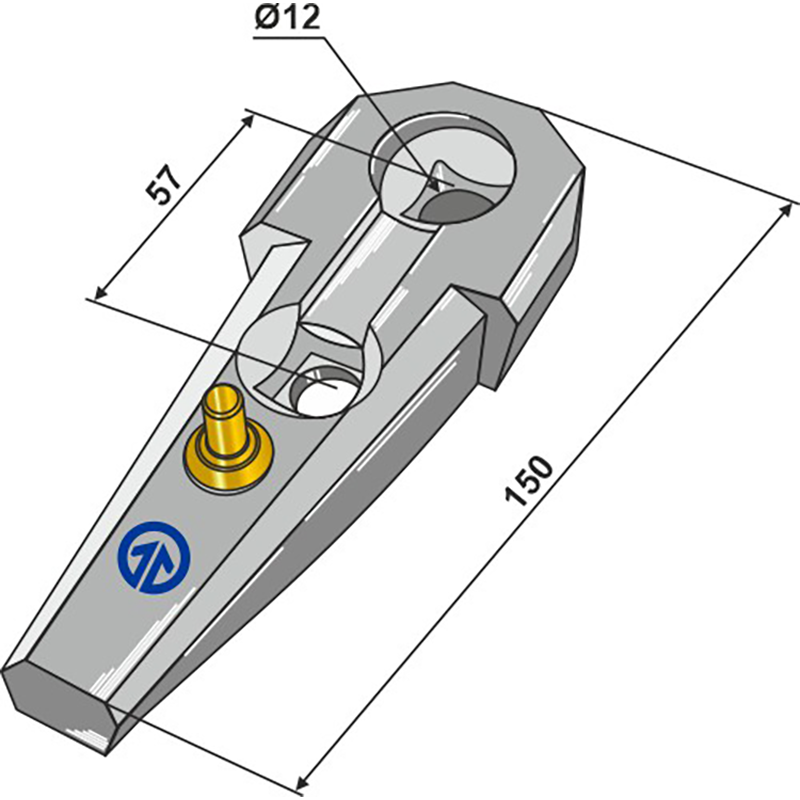 Landwirtschaft Bodenbearbeitung Grubber Schare & Leitbleche Halter komplett - Serie 200