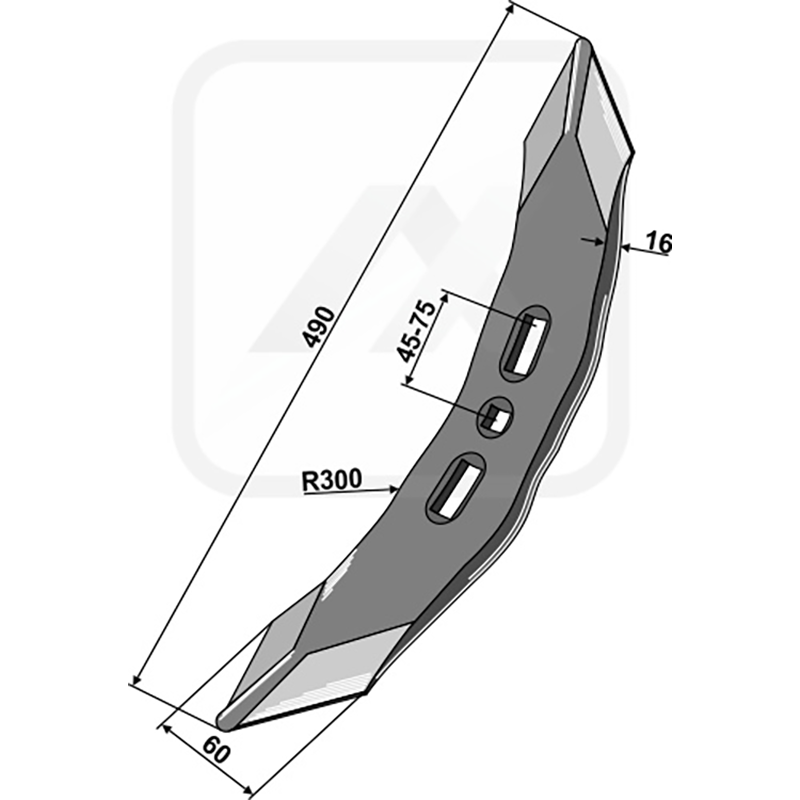 Landwirtschaft Bodenbearbeitung Grubber Schare & Leitbleche Schmalschar Köckerling Quadro-Triomix|Köckerling Vario