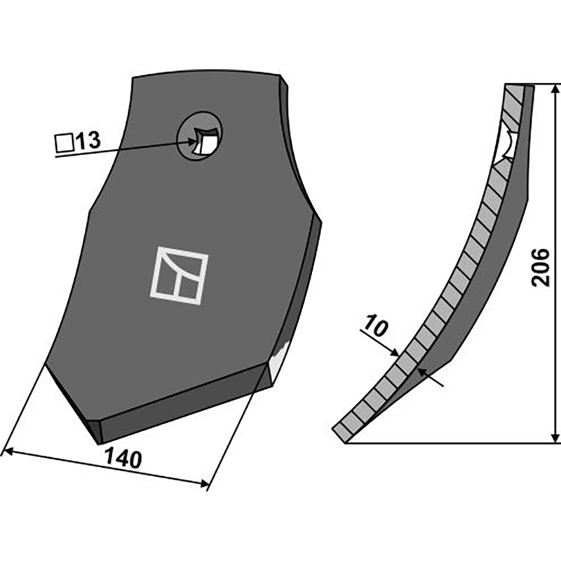 Landwirtschaft Bodenbearbeitung Grubber Schare & Leitbleche Scharspitze Razol