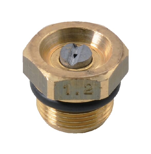 Flachstrahldüse Ø 1,2 mm Messing 6818015