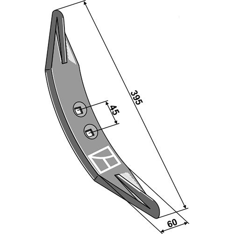 Landwirtschaft Bodenbearbeitung Grubber Schare & Leitbleche Spitzschar 