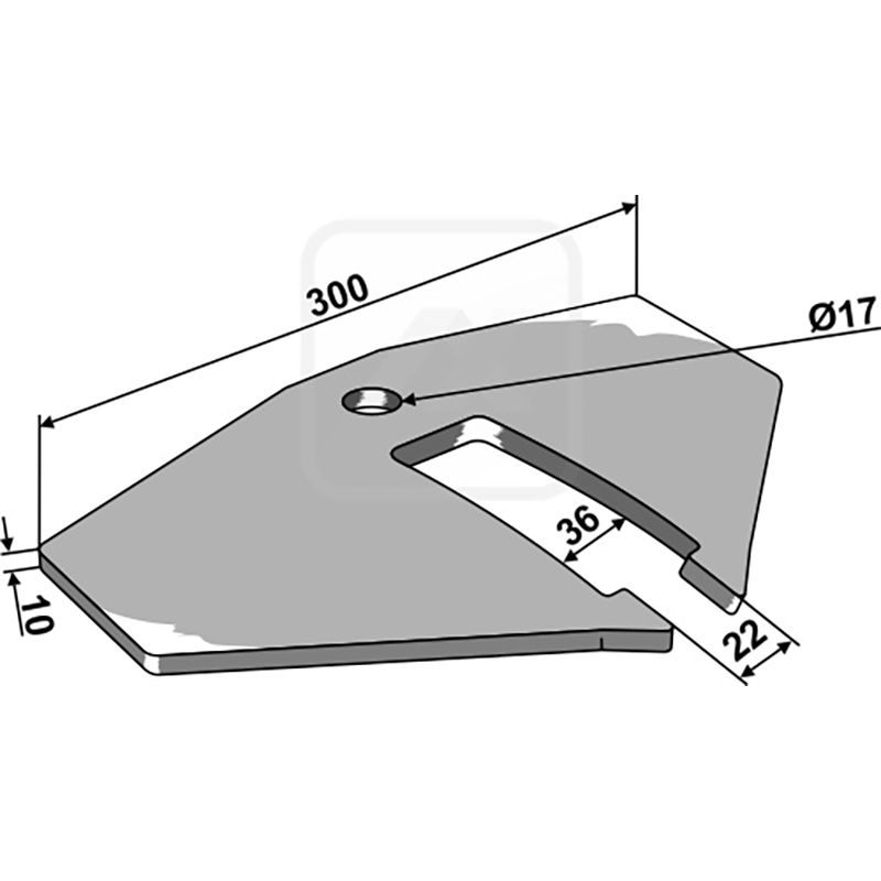 Landwirtschaft Bodenbearbeitung Grubber Schare & Leitbleche Scharflügel Simba|Great Plains