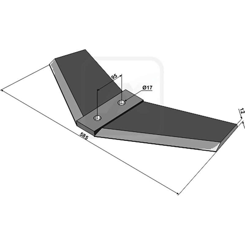 Landwirtschaft Bodenbearbeitung Grubber Schare & Leitbleche Flügelschar Lemken