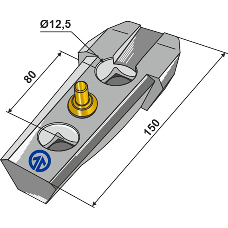 Landwirtschaft Bodenbearbeitung Grubber Schare & Leitbleche Halter komplett - Serie 410