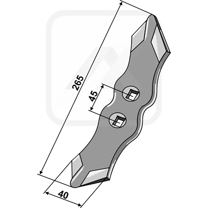 Landwirtschaft Bodenbearbeitung Grubber Schare & Leitbleche Wechselschar für Weinbau Clemens