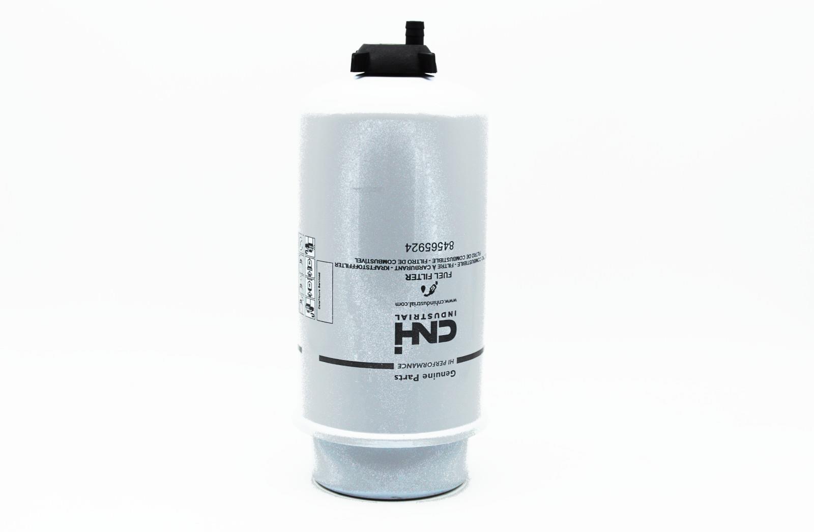 Kraftstofffilter für New Holland Traktoren, Radlader/Lader und Mähdrescher sowie FORD Traktoren, Mähdrescher, Radlader/Lader, Ballenpressen und Baggerlader sowie FIAT Traktoren, Mähdrescher und Radlader/Lader sowie Laverda Traktoren und Mähdrescher