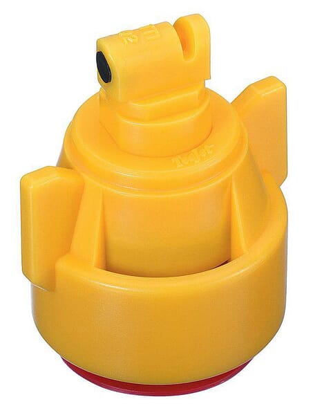 Air injection nozzle TTI 110° with gasket and cap 02 yellow plastic TeeJet TTI11002VPCE