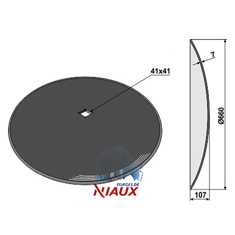 Landwirtschaft Bodenbearbeitung Scheibeneggen Scheibe glatt Gregoire Besson