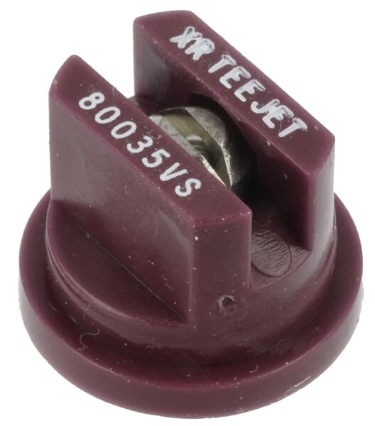 Flachstrahldüse XR 80° 035 rotbraun Edelstahl TeeJet XR80035VS