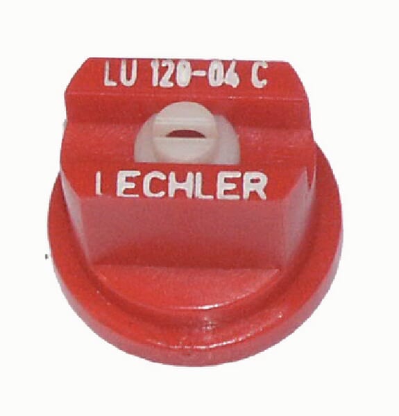 Flachstrahldüse LU 120° rot Keramik LU12004C