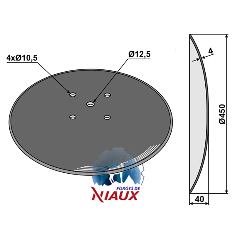 Landwirtschaft Bodenbearbeitung Scheibeneggen Scheibe glatt Gilles