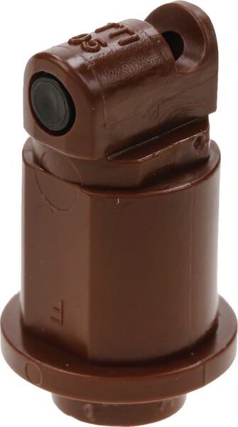 Flachstrahldüse TTI 110° braun Kunststoff TTI11005VP