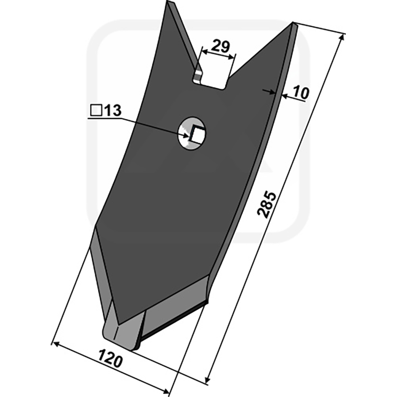 Landwirtschaft Bodenbearbeitung Grubber Schare & Leitbleche Scharspitze Lemken Karat