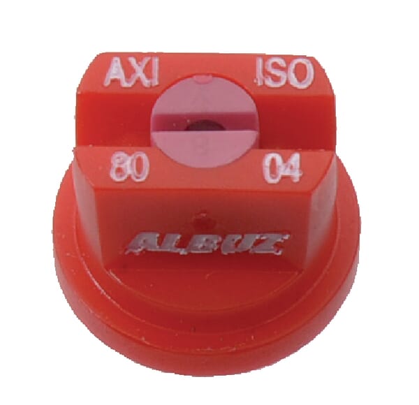 Flachstrahldüse AXI 80° rot Keramik AXI8004