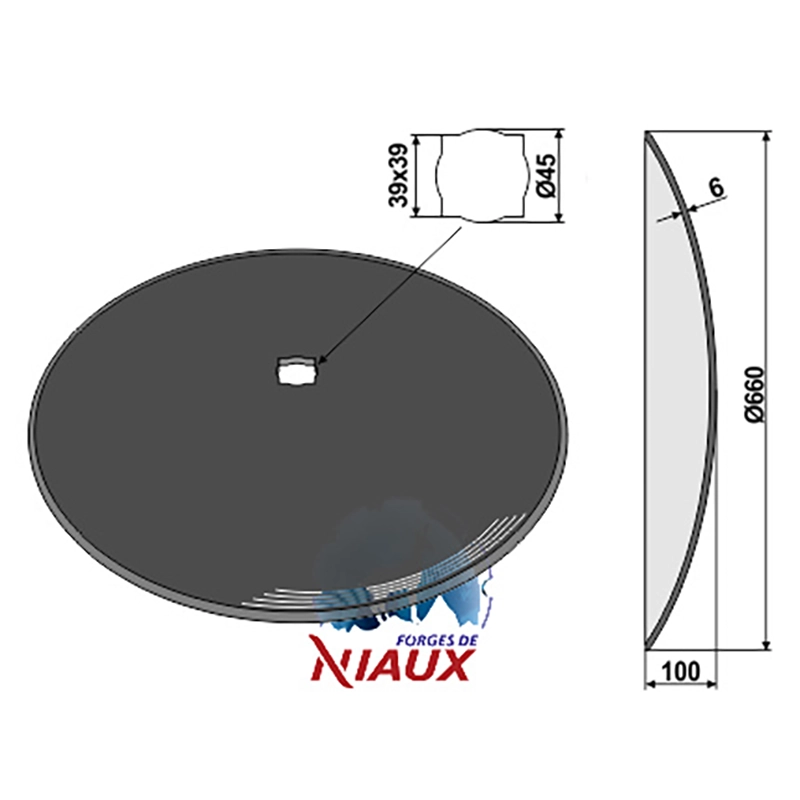 Landwirtschaft Bodenbearbeitung Scheibeneggen Scheibe glatt Simba