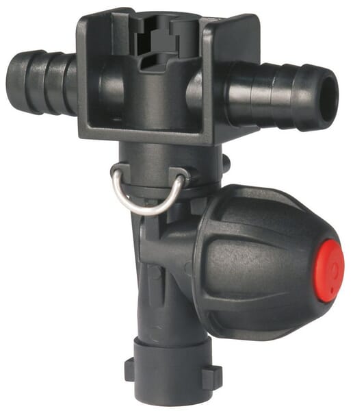 Düsenhalter mit 2 Schlauchanschlüssen 15 mm 413624ARAG