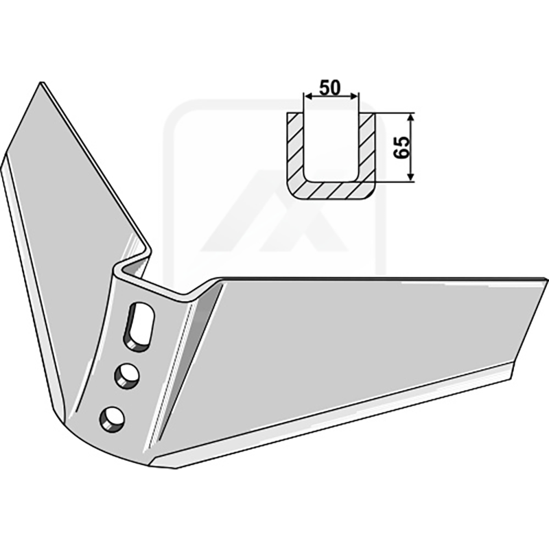 Landwirtschaft Bodenbearbeitung Grubber Schare & Leitbleche Flügelschar Marsk-Stig|Bottmersdorf