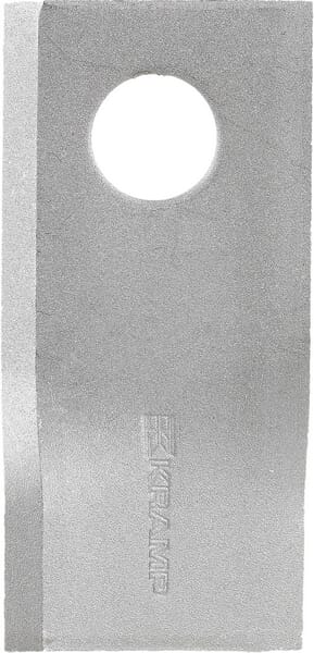 Kramp Mähmesser links 100x48x3 mm, Bohrung Ø 19 mm, geeignet für Pöttinger / Niemeyer, 25er-Packung 570413KR