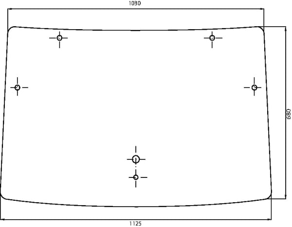 Kramp Frontscheibe 00097702040N