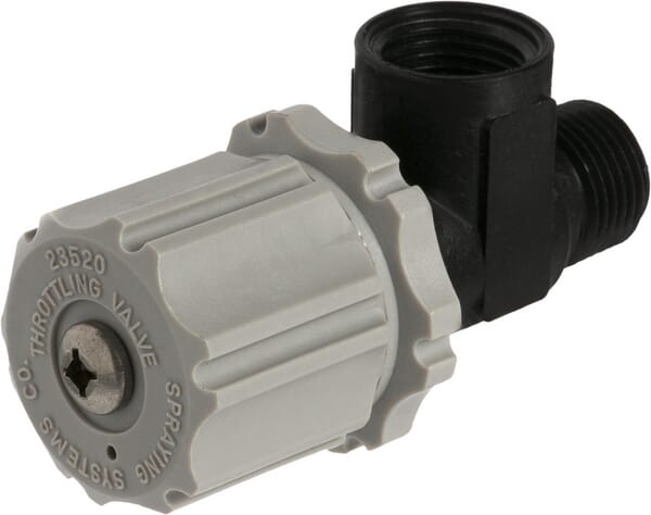 Drosselventil 1/2" Polypropylen 2352012PP