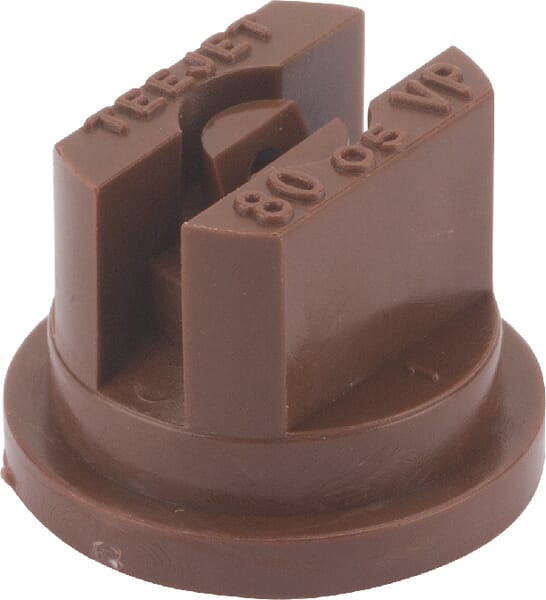 Flachstrahldüse TP 80° braun Kunststoff TP8005VP