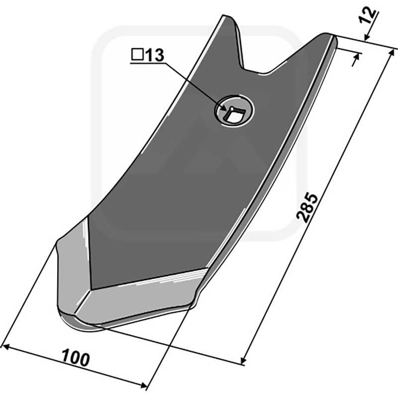 Landwirtschaft Bodenbearbeitung Grubber Schare & Leitbleche Scharspitze Köckerling Topmix
