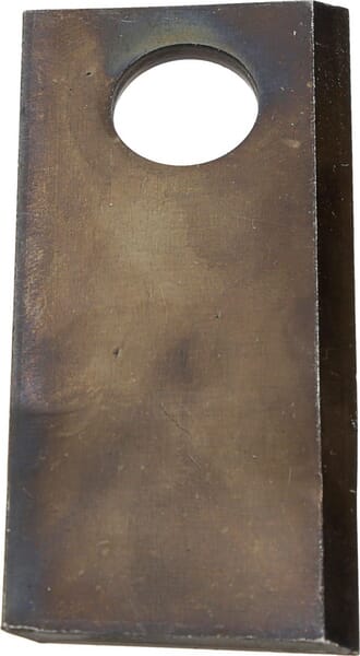 Kramp Mähmesser links 108x49x4 mm, Bohrung Ø 21 mm, geeignet für Pöttinger, 25er-Packung 434971KR